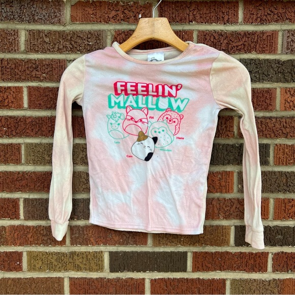 Squishmallows Other - Squishmallow Pink Tie Dye Character Soft Long Sleeve Top